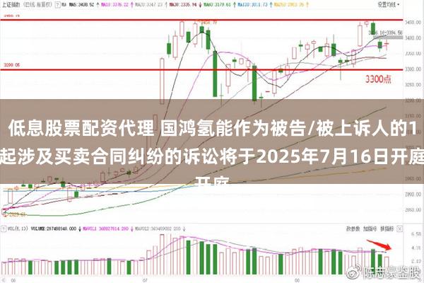 低息股票配资代理 国鸿氢能作为被告/被上诉人的1起涉及买卖合同纠纷的诉讼将于2025年7月16日开庭